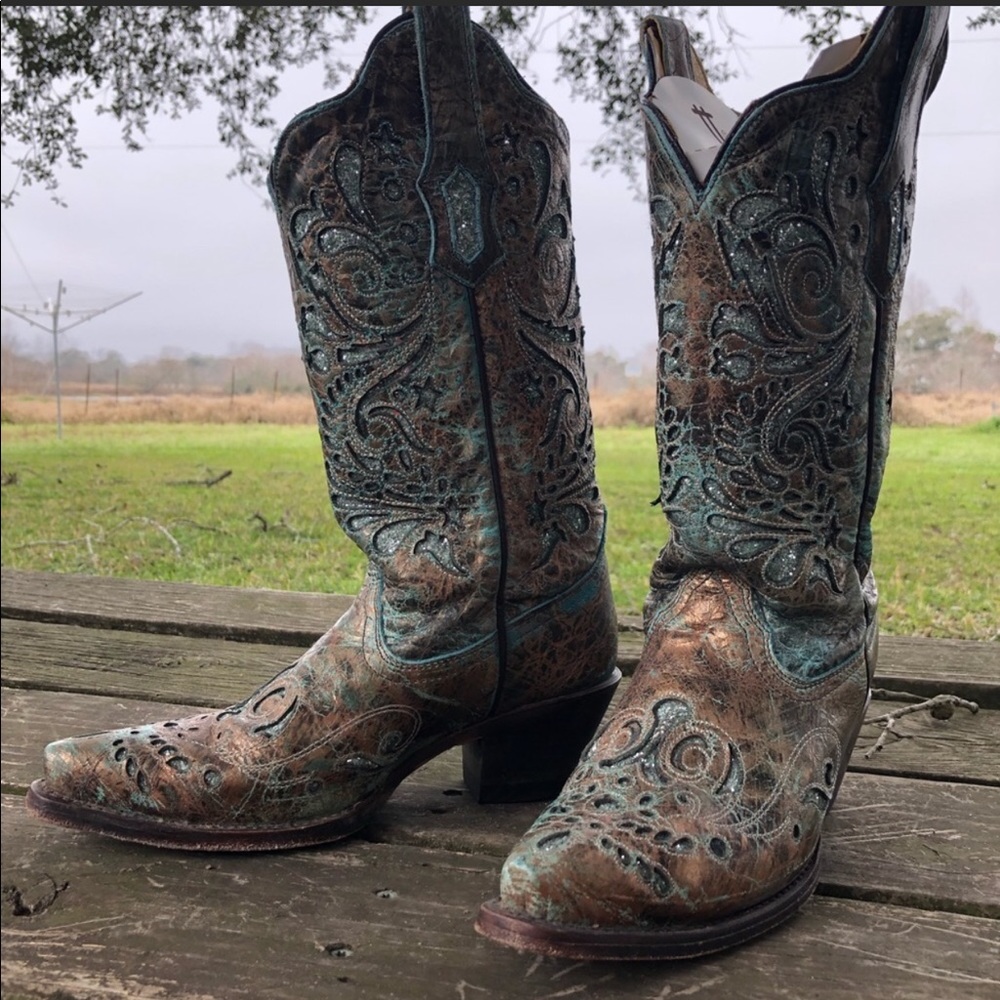 Corral turquoise boots